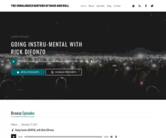 Imbalancedhistory.com(The Imbalanced History of Rock and Roll) Screenshot