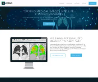 Imbio.com(AI for Lung and Cardiothoracic Conditions) Screenshot