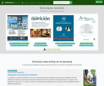 Imbiomed.com.mx(Revistas de medicina) Screenshot
