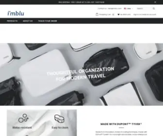 Imblu.com(Eco-Friendly Toiletry Bag, made with DuPont™ Tyvek®) Screenshot