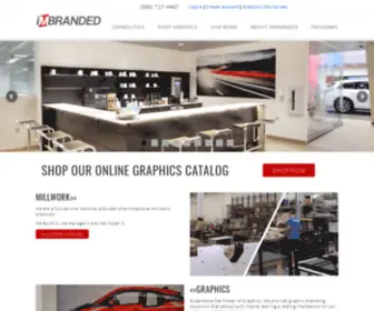 Imbranded.com(Graphics & Millwork) Screenshot