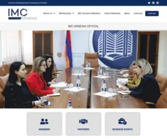 IMC-Armenia.org(Join IMC Armenia. Find your consultant. Phone) Screenshot