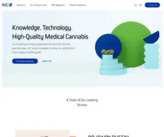 Imcagro.co.il(IMCannabis) Screenshot