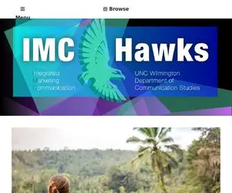 Imcclass.com(UNCW IMC Students writing about IMC and life at UNCW) Screenshot