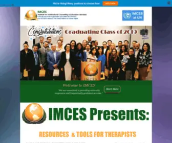 Imces-Pages.org(Institute for Multicultural Counseling & Educational Services) Screenshot