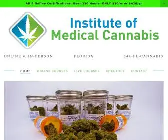 ImcFlorida.org(Institute of Medical Cannabis) Screenshot