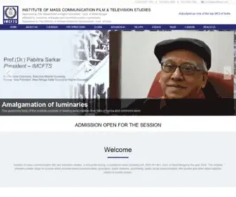 IMCFTS.com(Institute of Mass Communication Film & Television Studies) Screenshot