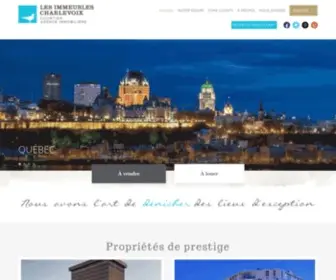 Imcha.com(Les Immeubles Charlevoix) Screenshot