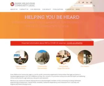 IMCL.org.au(Free legal help & community education) Screenshot