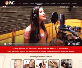 Imcmusic.com.br(Escola de Música IMC Bosque Maia) Screenshot