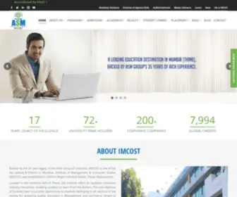Imcost.edu.in(Imcost) Screenshot
