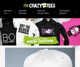 Imcrazy4Tees.com(I'm Crazy 4 Tees) Screenshot