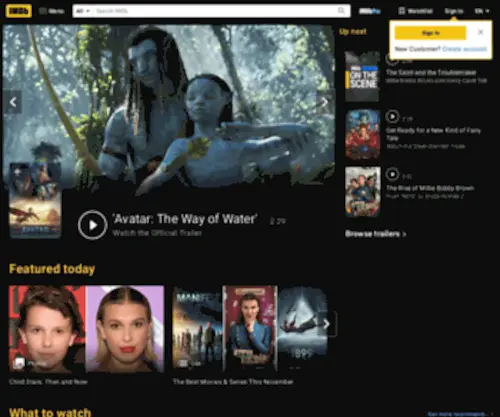 IMDB.com(Ratings, Reviews, and Where to Watch the Best Movies & TV Shows) Screenshot