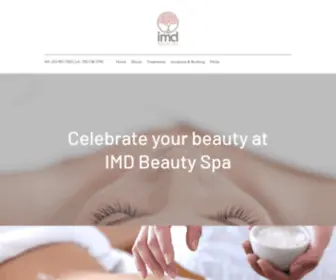 Imdbeautyspa.com(IMD Beauty Spa) Screenshot