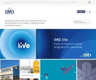 IMD.ch(Discover IMD Executive Education) Screenshot