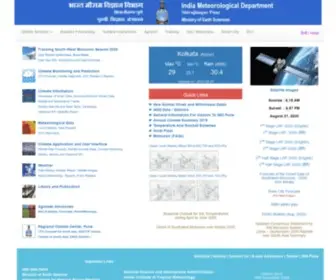 Imdpune.gov.in(Official Web Site of India Meteorological Department (IMD)) Screenshot