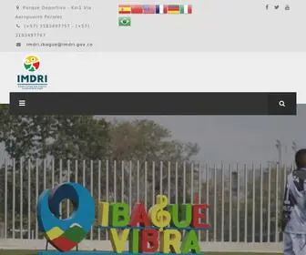 Imdri.gov.co(INICIO) Screenshot