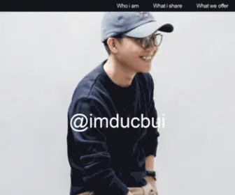 Imducbui.com(Duc Bui) Screenshot