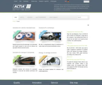 Ime-Actia.com(Startseite) Screenshot