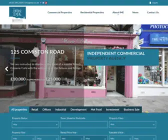 Ime.co.uk(Letting Agents Edinburgh) Screenshot