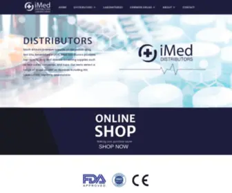 Imeddistributors.co.za(Home Page iMed Distributors) Screenshot