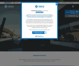 Imedhospitales.com(IMED Hospitales) Screenshot
