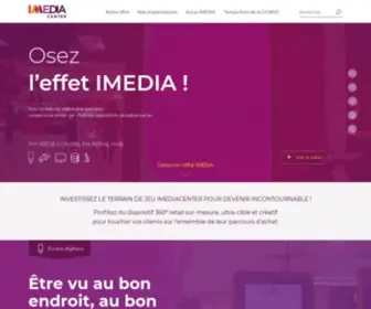 Imediacenter.com(Régie publicitaire retail et e) Screenshot