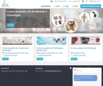 Imedleloir.com.ar(Instituto Medico Leloir) Screenshot