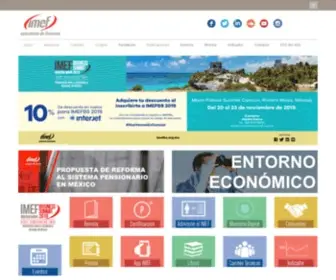 Imef.org.mx(Asociacion finanzas mexico) Screenshot