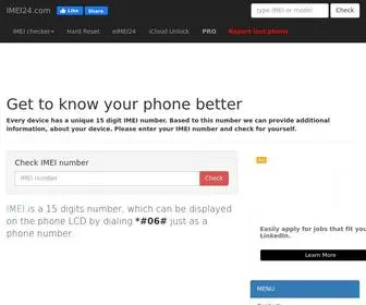 Imei24.com(IMEI check) Screenshot