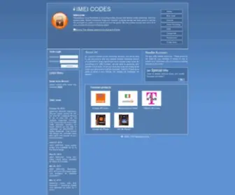 Imeicodes.co.uk(IMEI CODES) Screenshot