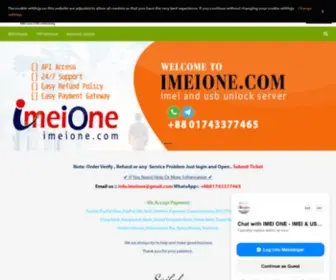 Imeione.com(IMEI & USB Unlock Server) Screenshot