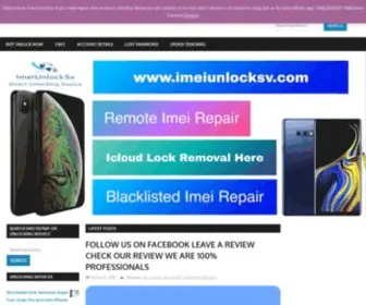 Imeiunlocksv.com(#1 Unlock Phones Store ImeiUnlockSV) Screenshot