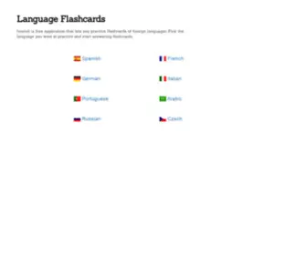 Imendi.com(Language Flashcards) Screenshot