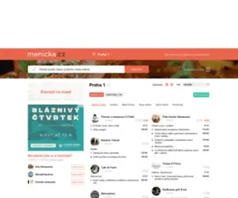 Imenicka.cz(Restaurace, obědy, polední a denní menu v Praze 1) Screenshot