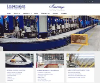 Imensysconveyors.com(Industrial Conveyor) Screenshot