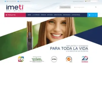 Imeti.com(IMETI Oral Implants) Screenshot