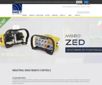 Imetradioremotecontrol.com(Industrial Radio Remote Controls) Screenshot