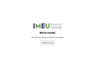 Imeu.net(Institute for Middle East Understanding (IMEU)) Screenshot