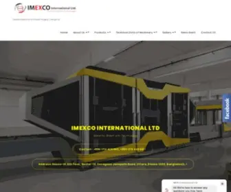 Imexco-INT.com(IMEXCO International Ltd) Screenshot