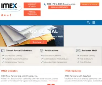 Imexglobalsolutions.com(IMEX Global Solutions) Screenshot