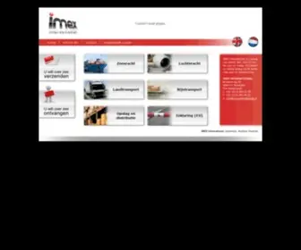 Imexinternational.nl(IMEX International) Screenshot