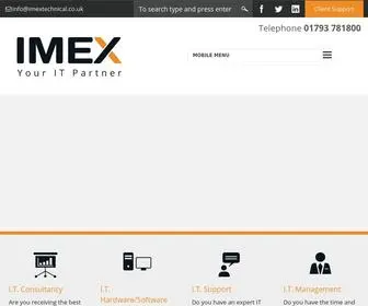 Imextechnical.co.uk(IMEX Technical Services Ltd) Screenshot