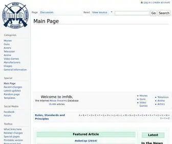 IMFDB.org(Internet Movie Firearms Database) Screenshot