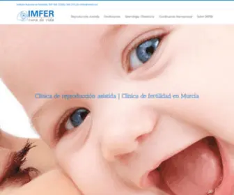 Imfer.com(Clínica de reproducción asistida en Murcia) Screenshot