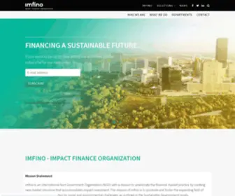 Imfino.org(Impact Finance Organization) Screenshot