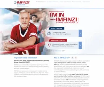 Imfinzi.com(IMFINZI® (durvalumab)) Screenshot