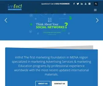IMFND.com(Integrated Marketing Foundation) Screenshot