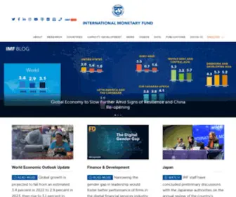 IMF.org(International Monetary Fund) Screenshot