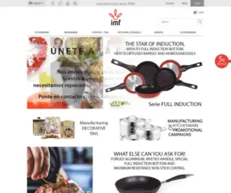 Imfweb.com(IMF Fabricante de menaje y utensilios de cocina) Screenshot